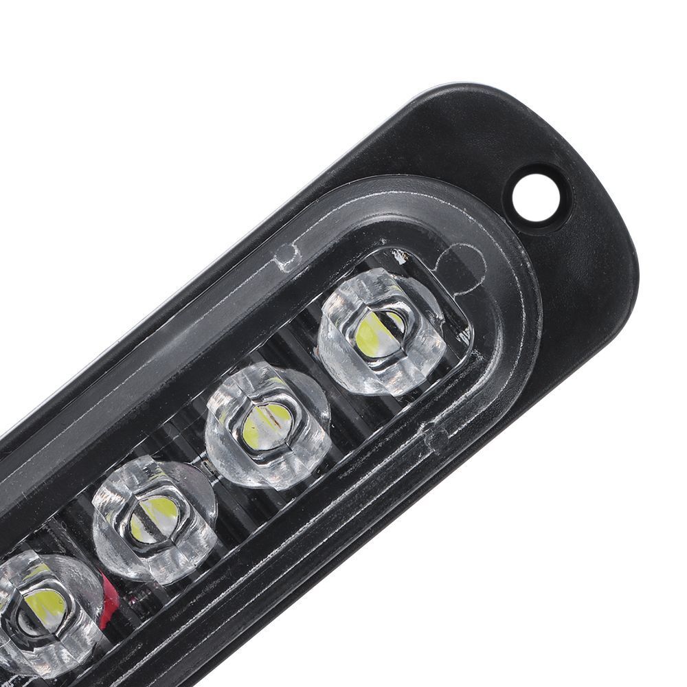 SUV Black 6 Lights Driving Lamp LED Work Light Turn Signal Headlight Fog Lamps