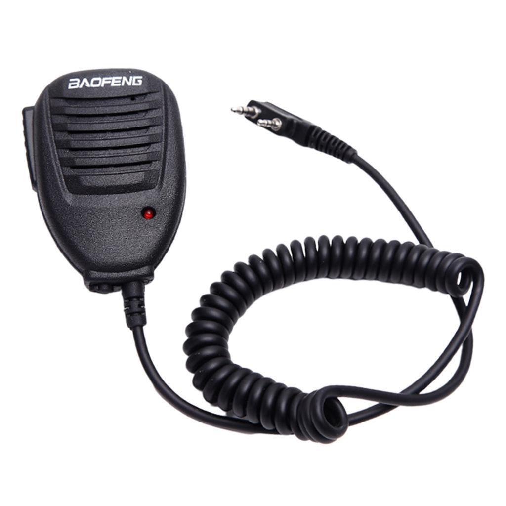 Compact Shoulder Handheld Speaker Microphone Mic with Cable for
