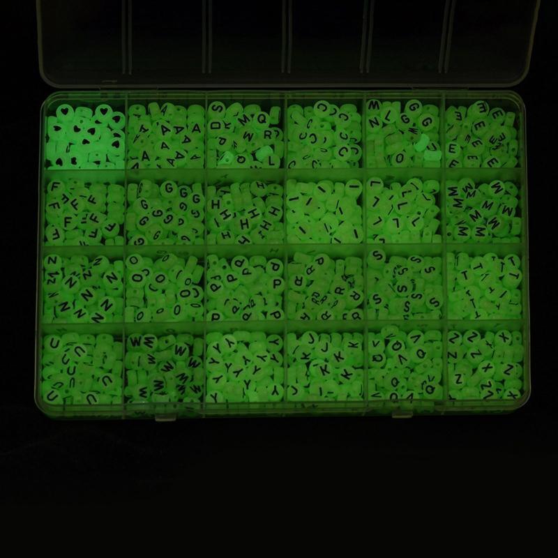 1500Pcs Acrylic Letter Beads Kit for Bracelets Alphabet Bead for Jewelry Making