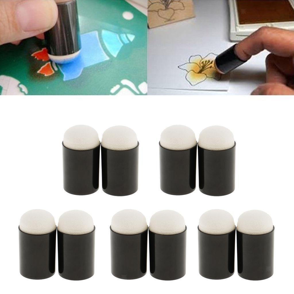 10 Pieces Sponge Finger Daubers Foam Finger Pad Finger Painting Crafts Tools