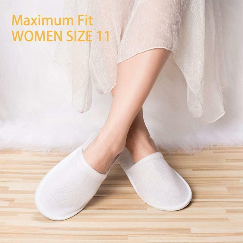 12 Pairs of Spa Flip-flops Disposable Slippers Suitable for Hotel Guests