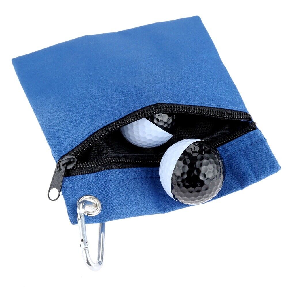 Protable Golf Ball Bag Storage Golf Hold Baggage Elastic Golf Tee Holder Pocket