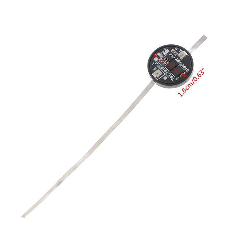 5A Round PCB Protection Circuit Board For 18650 Li-ion lithium 3.7V Battery Cell