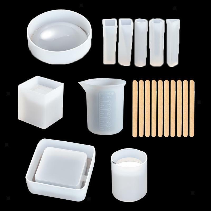 Casting Molds Kit Silicone Molds Jewelry Making Tool for Necklace