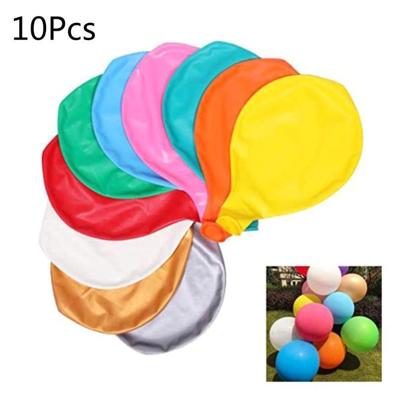 10pcs 36 Inch Giant Balloon Round Inflable Latex Jumbo Thick Balloons Wedding