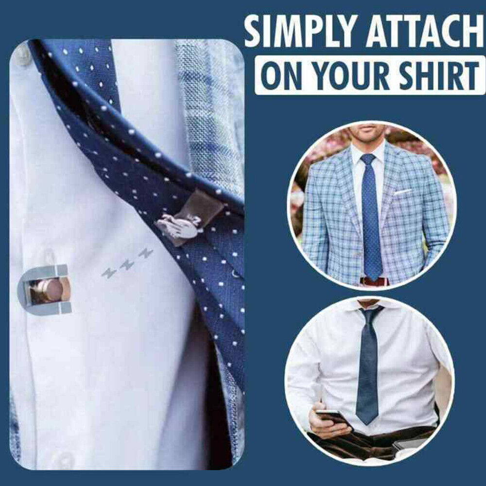 Steel Practical Invisible Shirt Tie Clips Tie Clip Tie Fixed Necktie in Place