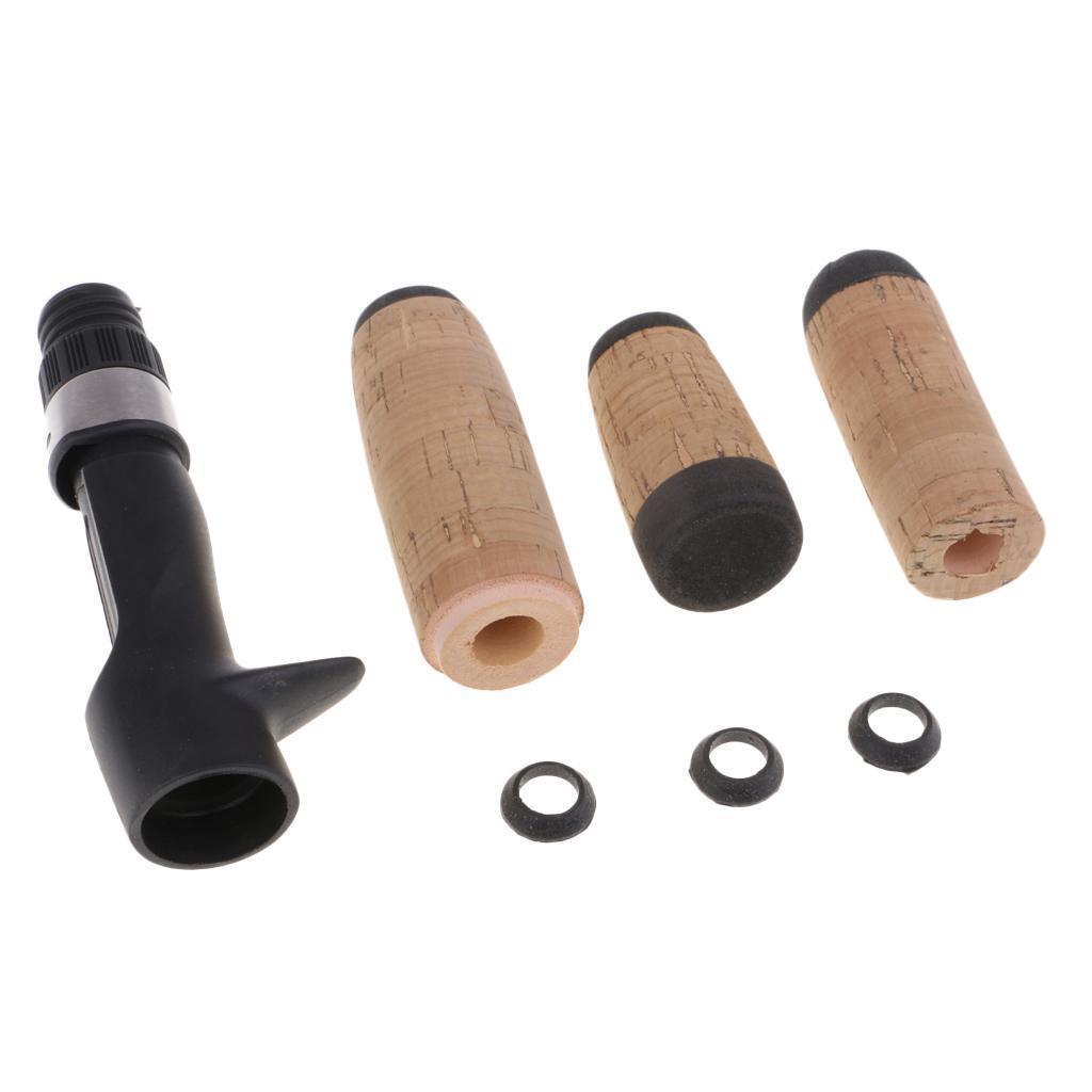 Fishing Rod Handle Universal Replacement Fishing Rod Cork Grip and Reel Seat