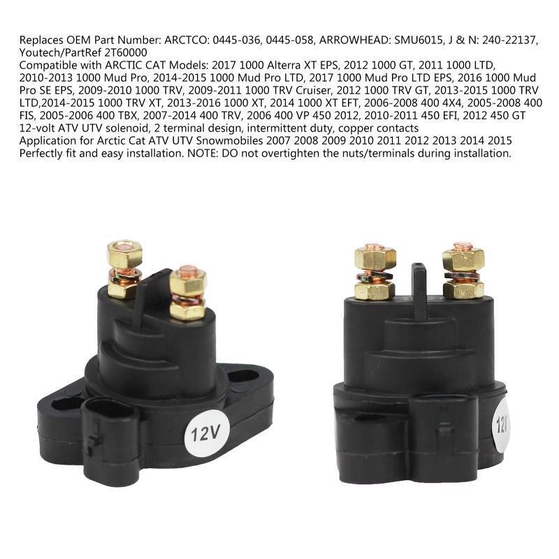 Lawn Mower Accessories Solenoid Relay Switch Compatible with Sea-Doo SP Smu6015
