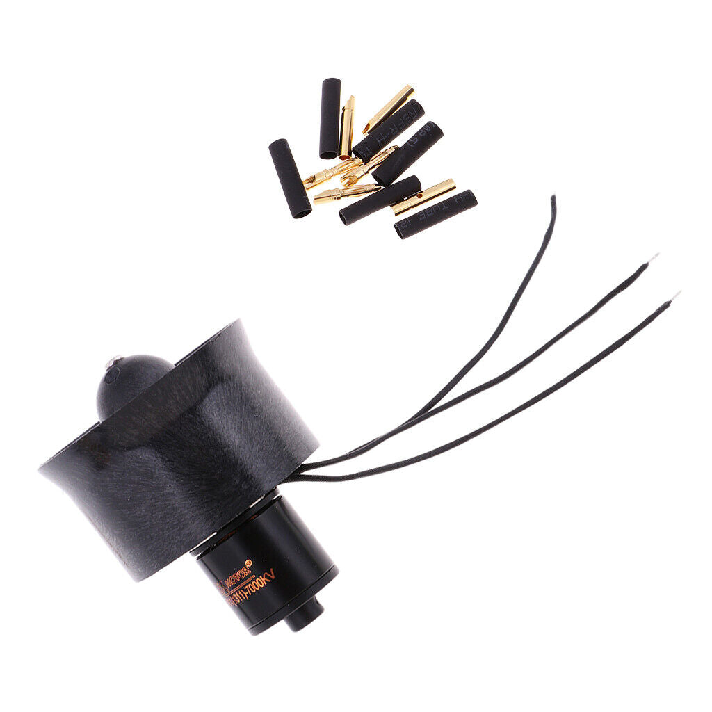 30mm Ducted Fan 6 - Impeller with Brushless Motor 7000KV Set DIY