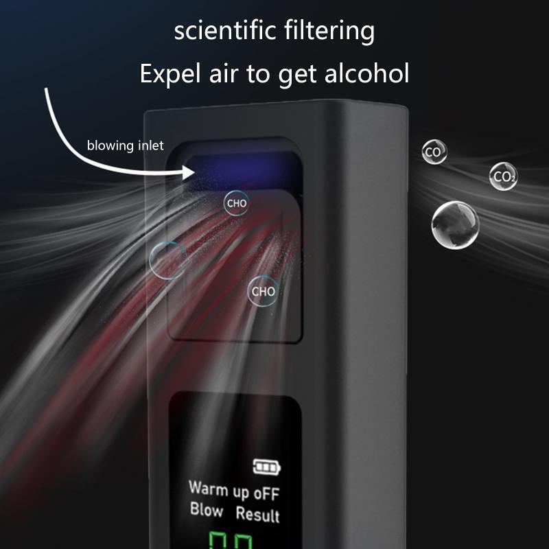 Remote-shaped Breathalyzer Accuracy & Non-Contact Alcohol Tester for Personal