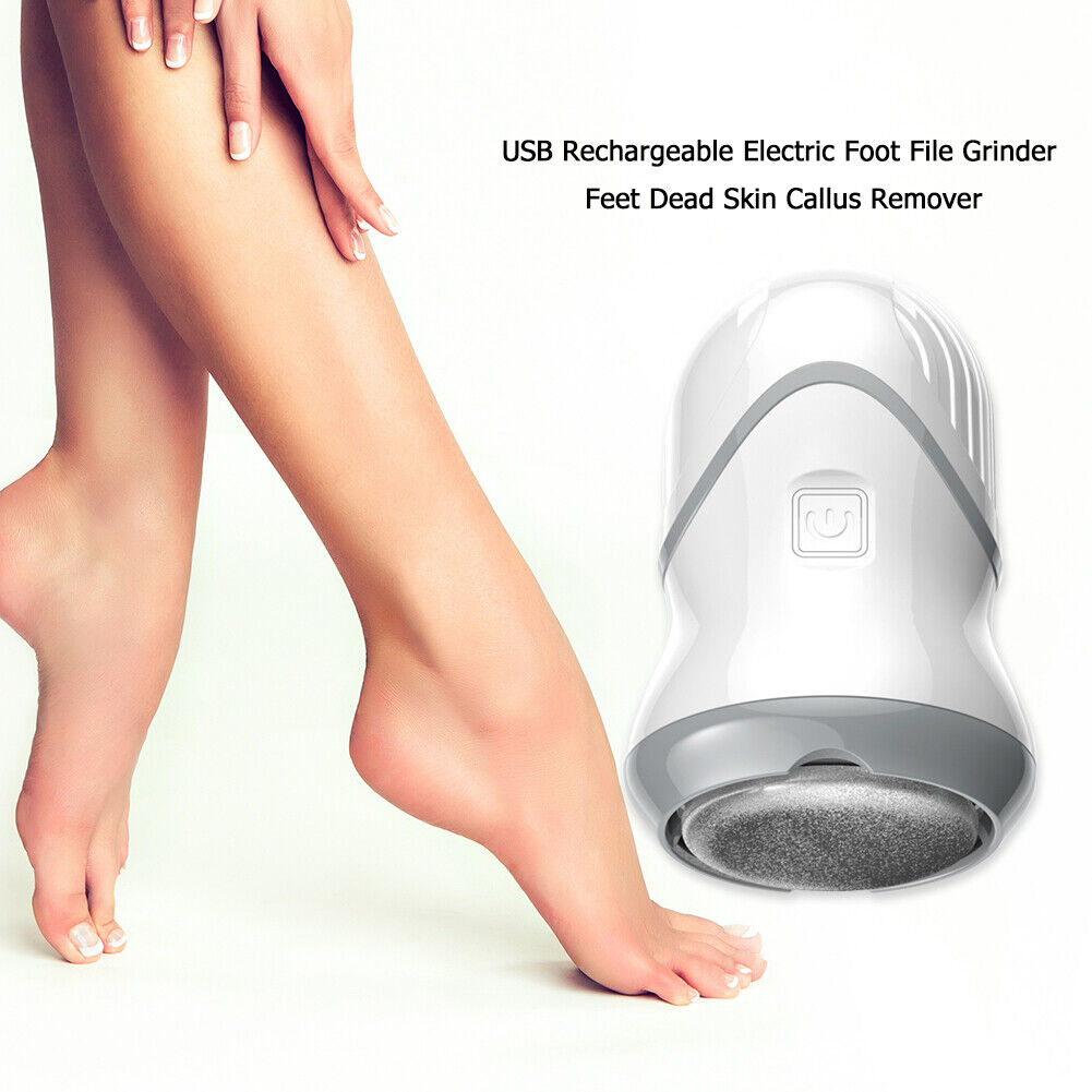 USB Rechargeable Electric Foot File Grinder Feet Dead Skin Callus Remover