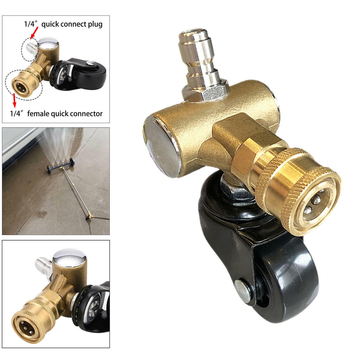 4000PSI Undercarriage Cleaner  /4  Connector 12x8x5cm