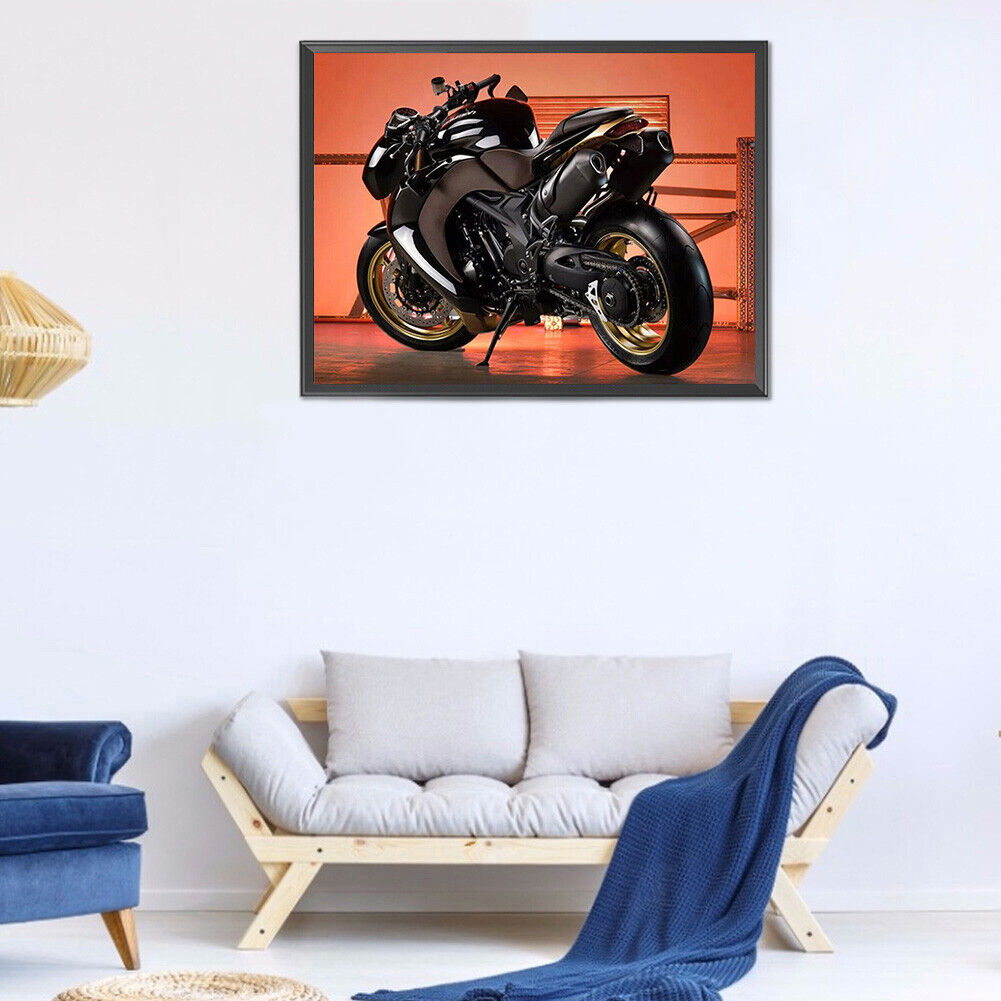5D Diamond Painting Locomotive Full Round Drill Wall Rhinestone DIY Crafts