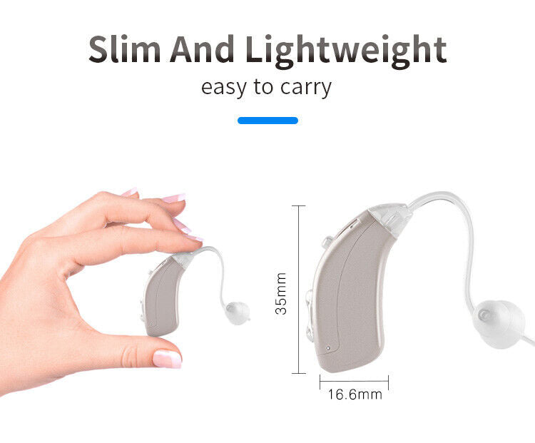 Digital Rechargeable Disabled Hearing Aids Ear Sound Amplifier Adjustable
