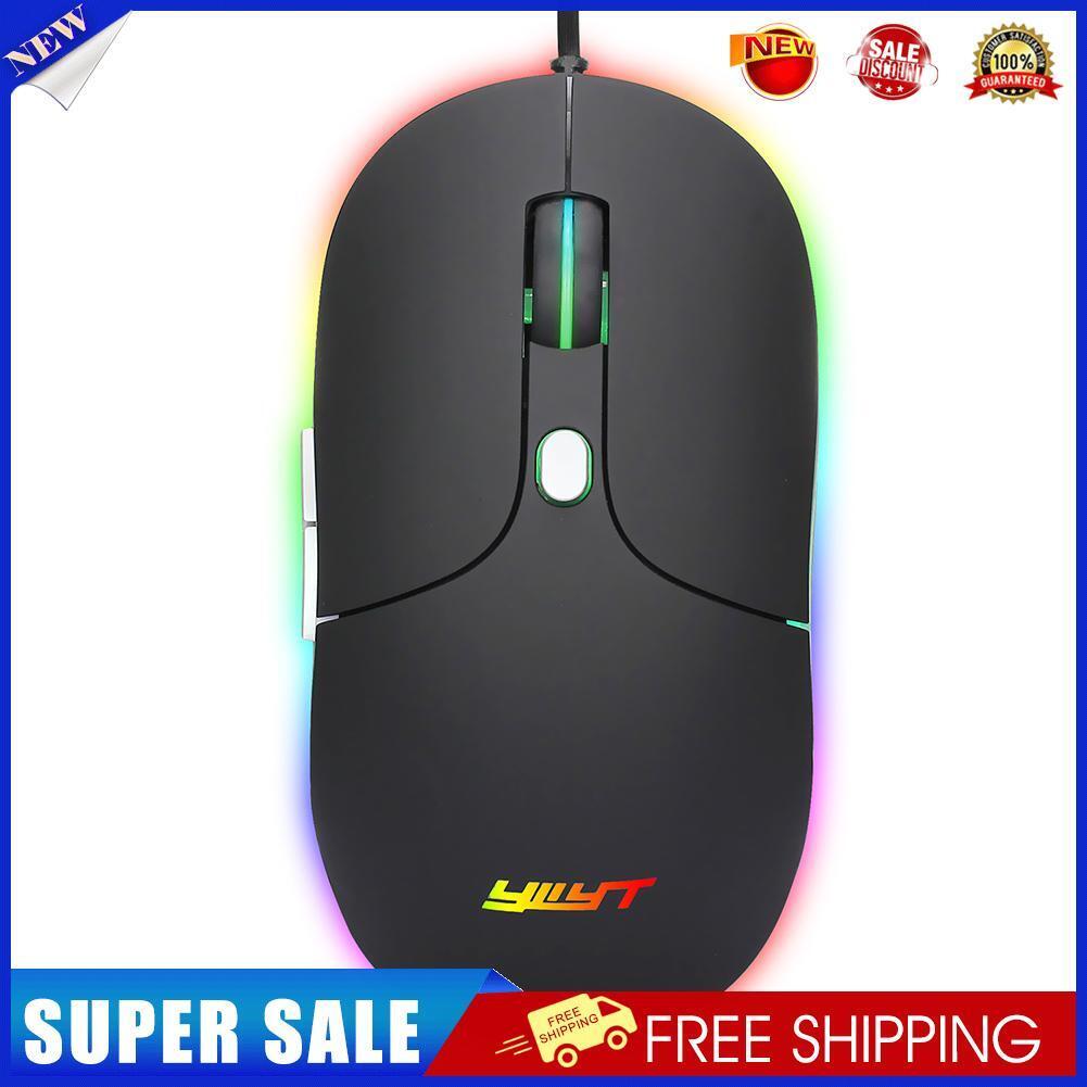 YWYT G854 USB Wired Optical Mouse 3200DPI Adjustable Backlight Gaming Mice