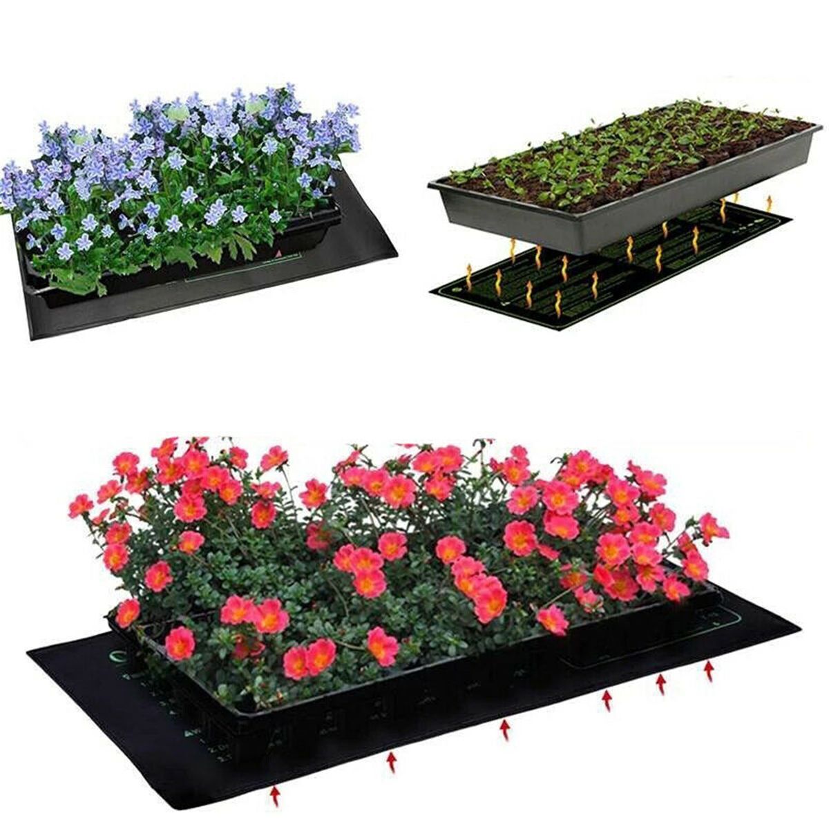 Growing Seedling Heat Mat Plant Electric Blanket Reptiles Pad Clone Starter Pad