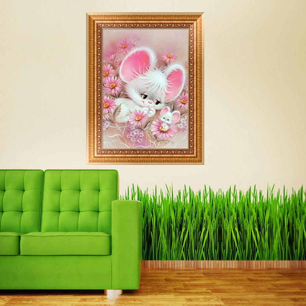 5D DIY Diamond Painting Flower Animal Embroidery Cross Crafts Stitch Home
