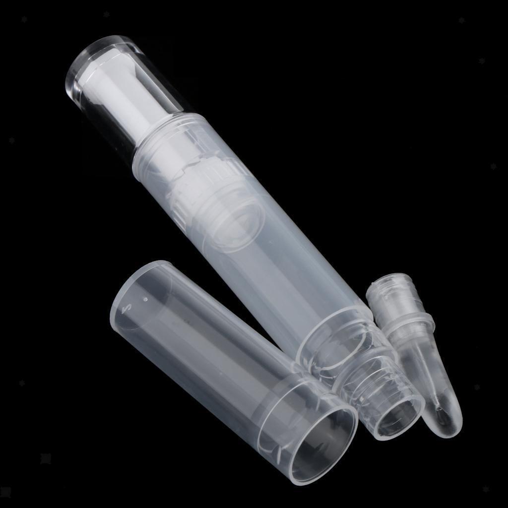 3 Pcs 5ML Empty Twist Pen Silicone Applicator Lip Gloss Cosmetic Containers