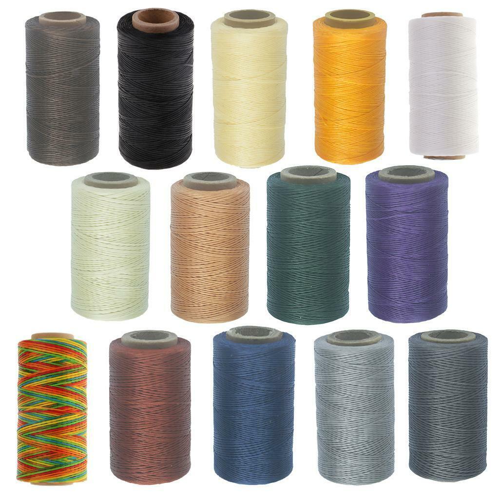 2Pcs 260M 150D 0.8mm Leather Sewing Waxed Thread -stitched Cord Supplies