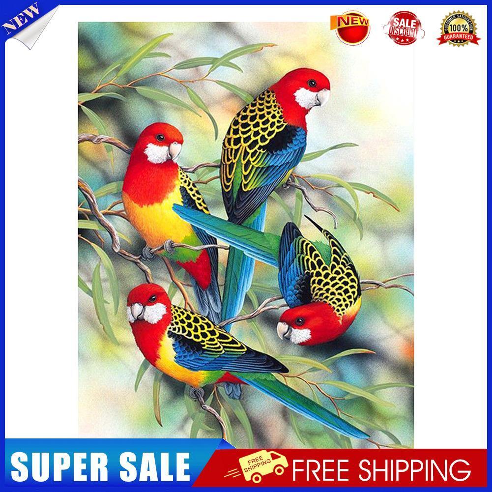 Bird 5D Round Diamond Painting Embroidery DIY Needlework Cross Stitch Set