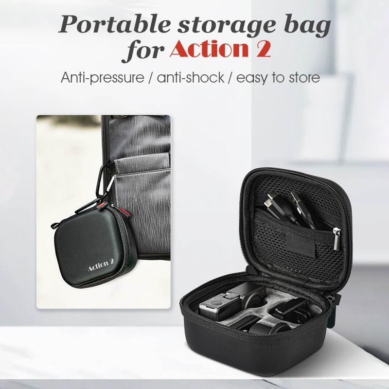 Camera Carrying Case, Storage Box Handbag Carrying Bag for Action 2