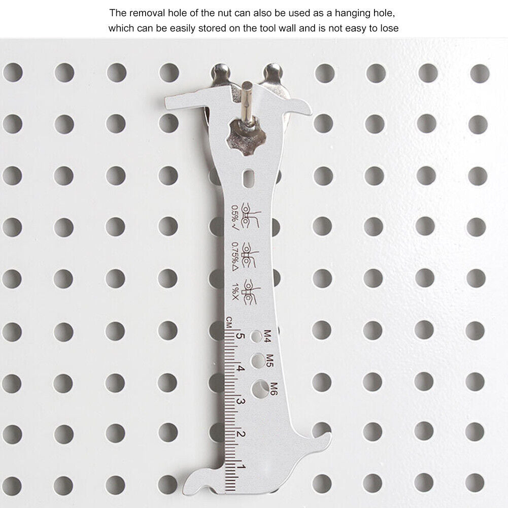 TOOPRE Bicycle Chain Checker Bike Chains Gauge Measuring Ruler (Unmarked)