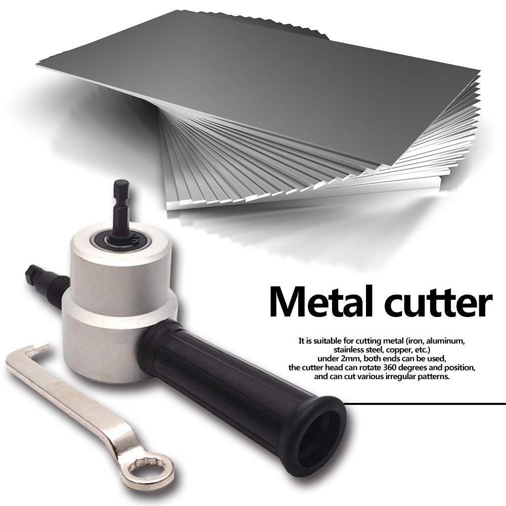 Double Head Metal Plate Iron Sheet Cutter Nibbler Saw Metal Cutting Drill