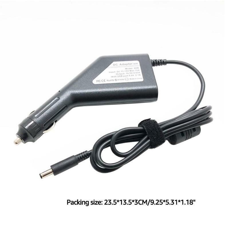 19.5V 4.62A 90W DC Car Charger Power Adapter for Dell Laptop Easy to Use