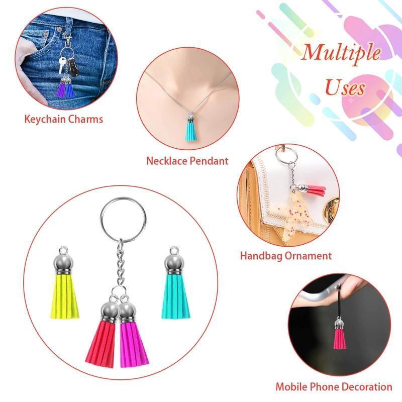 Tassel Jewelry Set Contains Tassels Earring Hooks Earring Keychain and Jump Ring
