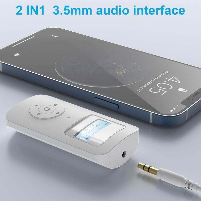 3.5mm Jack Bluetooth-compatible Connection Receiver Car Adapter for TV PC
