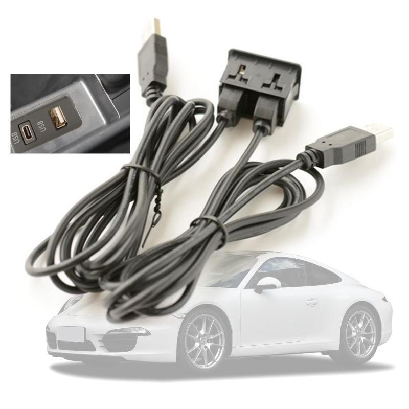 Car Dashboard Extension Cable USB Type-C Interface Charging for Cellphone