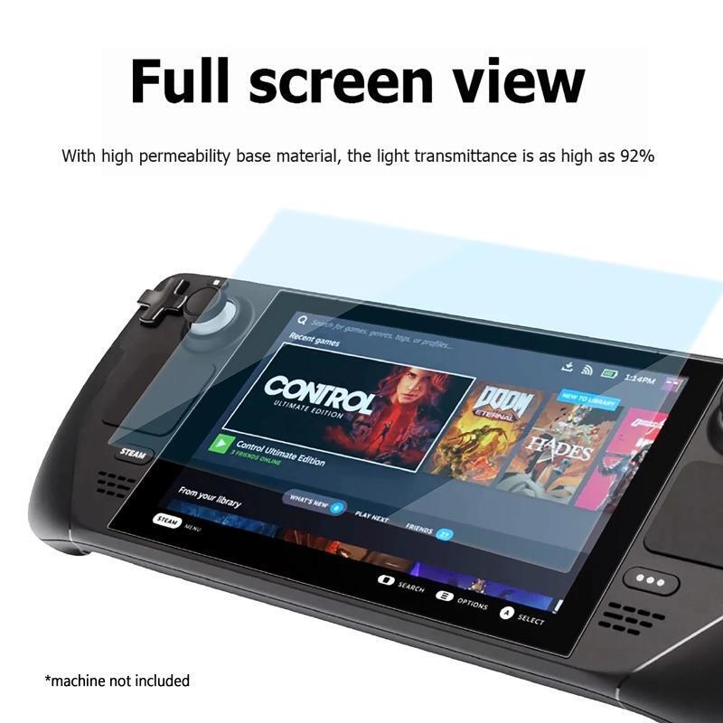 Silicone Sleeve+Tempered Film+Bracket+Charging Cable+Storage Bag For Steam Deck
