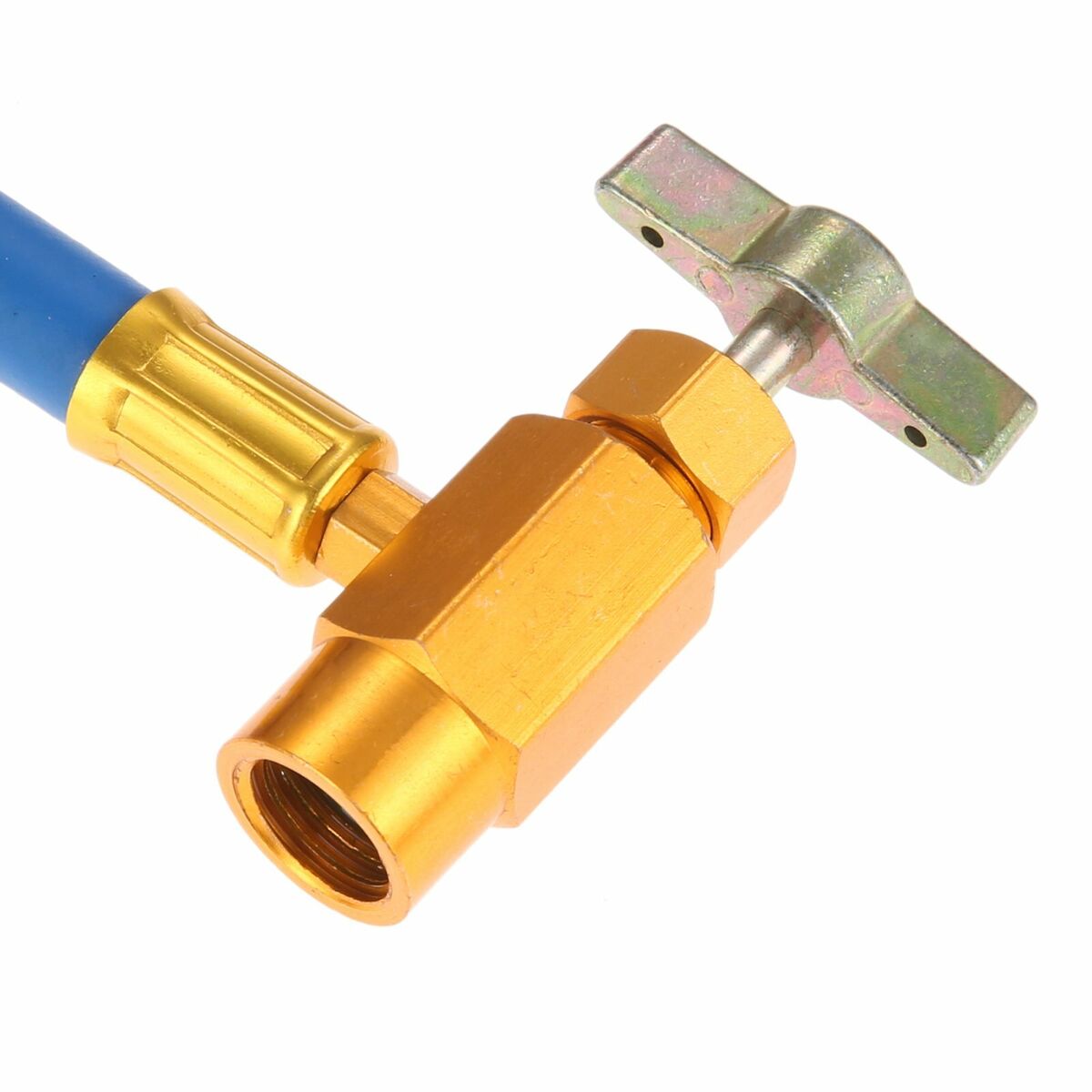 R-134a U-Charge Hose and Gauge for Self-Sealing Valve Cans refrigerant 1/2" ACME