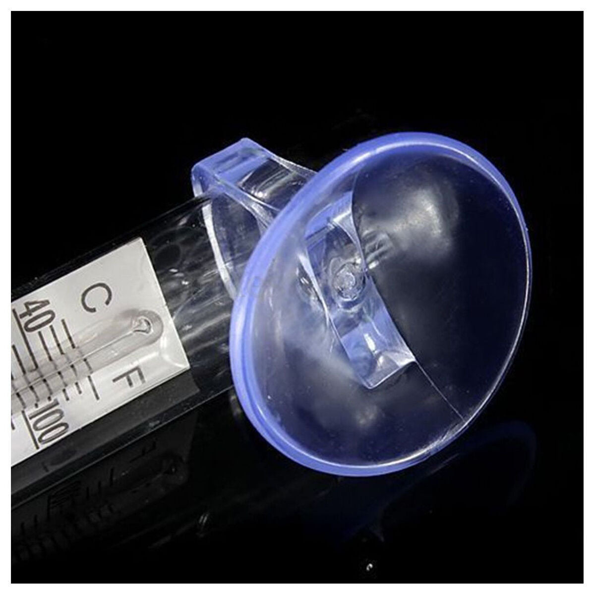 Marina Aquarium Thermometer With Suction Cup - Fish Tank Water Temperature Meter