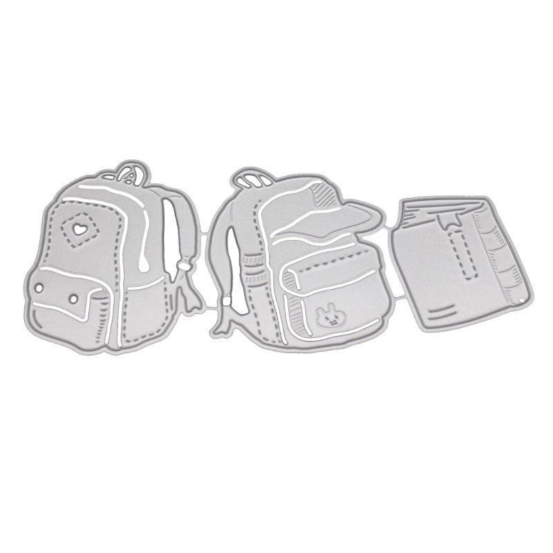 School Bag Backpack Metal Cutting Dies Stencil DIY Scrapbooking Album Stamp Card