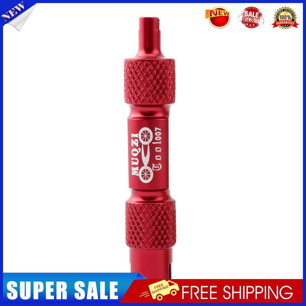 MUQZI Bicycle Wrench Valve Tube Core Tire Tyre Nozzle Removal Tool (Red)