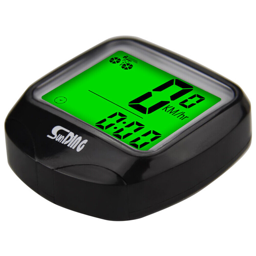 SUNDING MTB Bike Wired Speedometer Cycling Bicycle Digital LCD Computer