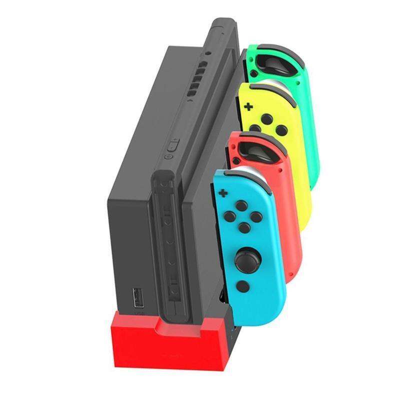 LED Charging Dock Station Charger Cradle For Switch/Switch OLED Controllers