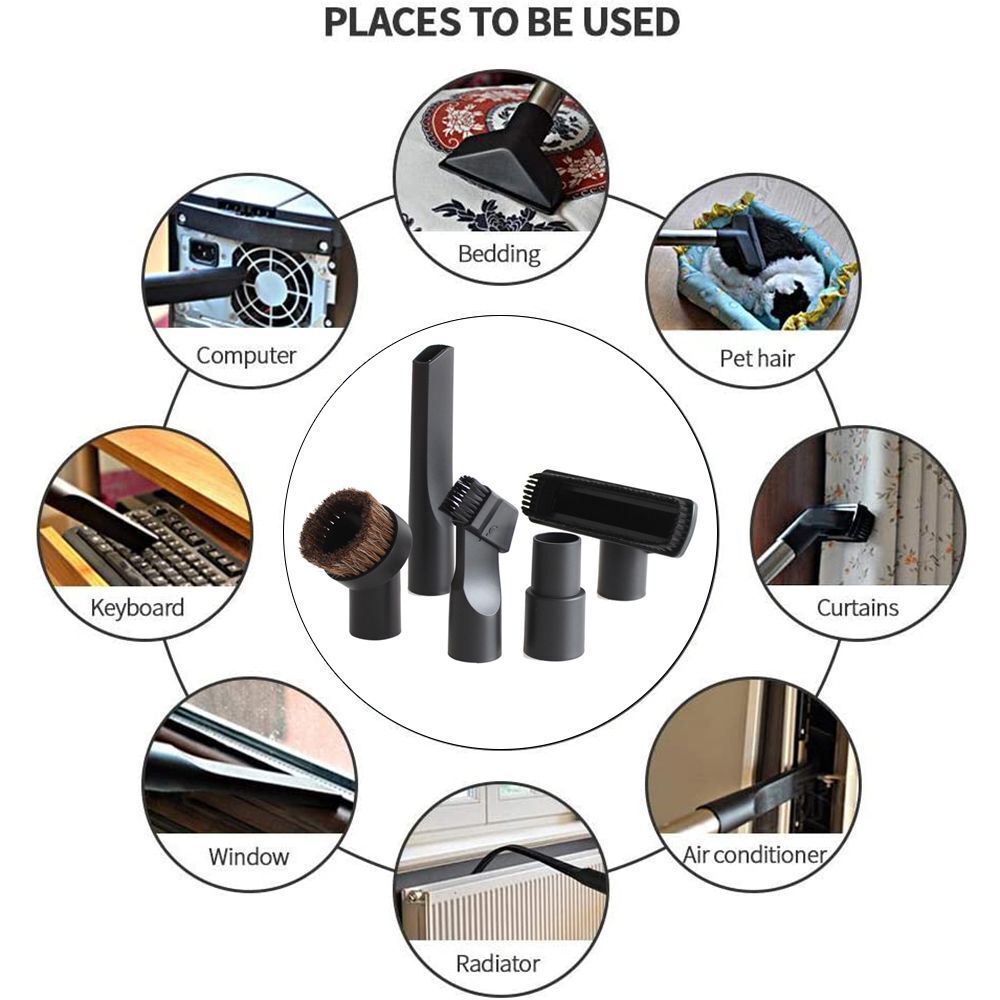 Tool Vacuum Nozzle Universal Vacuum Cleaner Brush Head Suction Brush Head