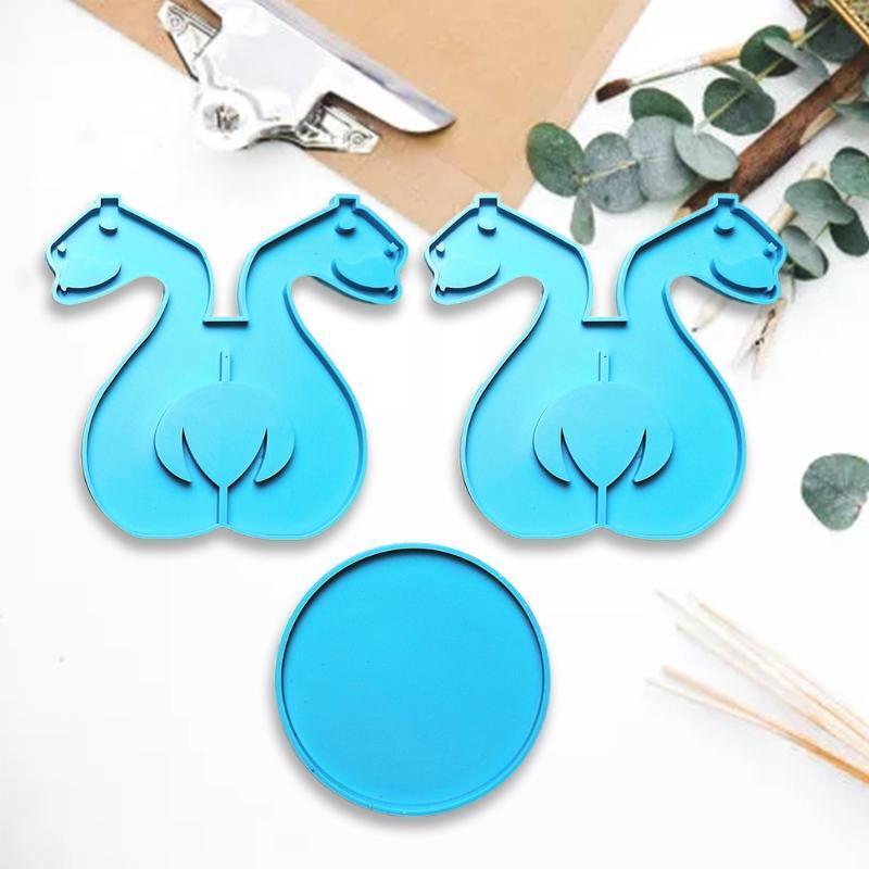 Flower Pot Holder Silicone Mold Beauty Molds for Home Decoration Jewelry Tool