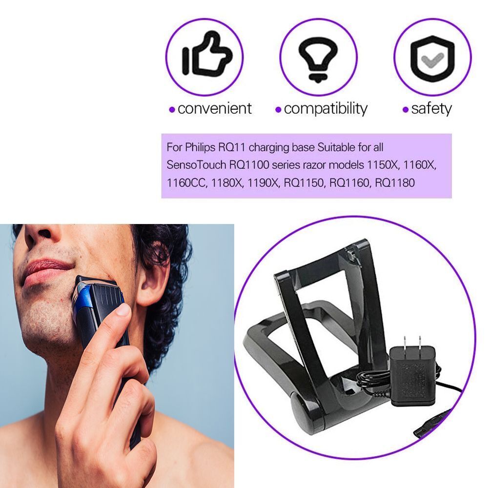 Charger Charger Base Charging Dock Shaver Stand for Philip RQ11 Charge Cradle