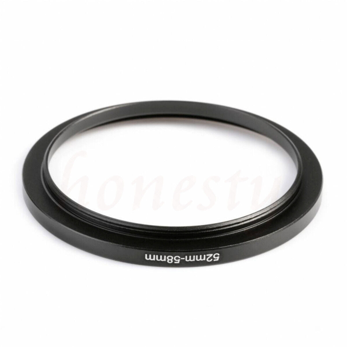 Black 52-58mm Step-Up Metal Adapter Ring /52mm Lens to 58mm Accessory for Camer