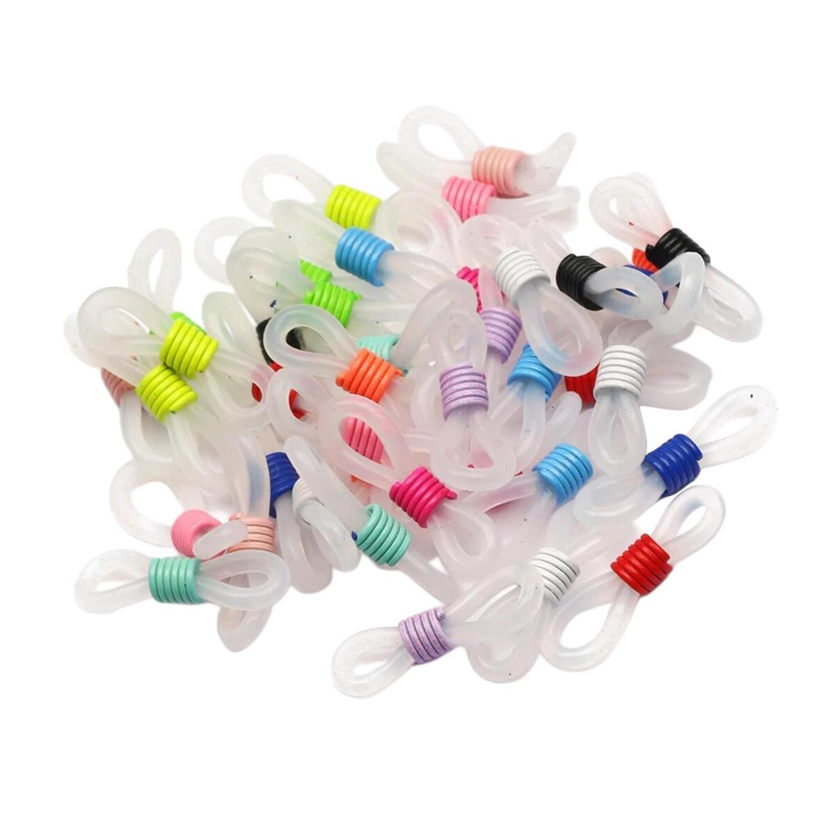 Pack of 100 Eyeglass Chain Strap Holder Loop Ends for Eyeglasses