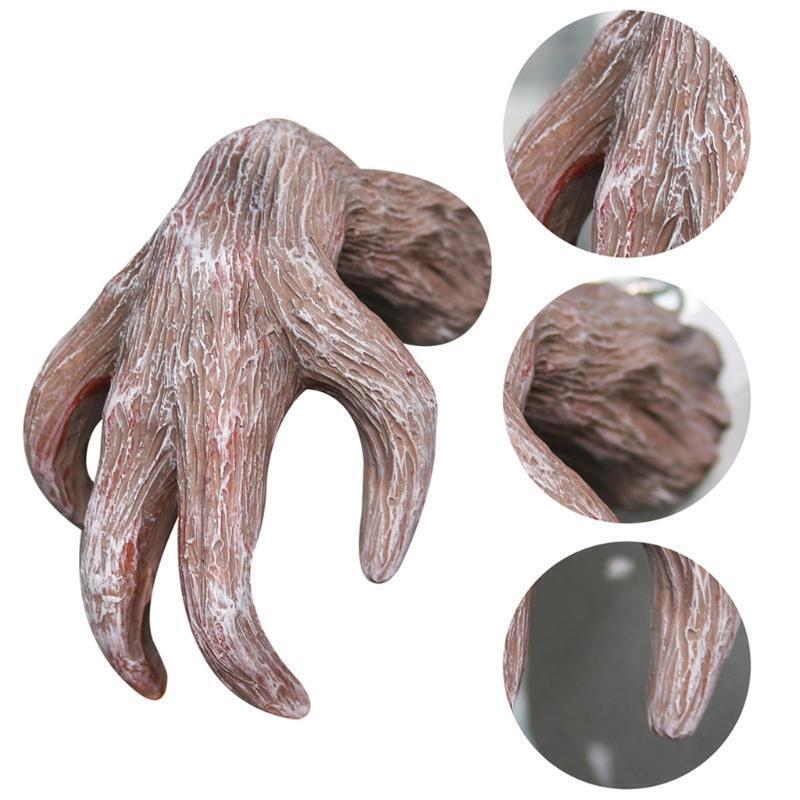 Tree Bark Face Decoration Outdoor Garden Halloween Ghoust House Home Ornaments