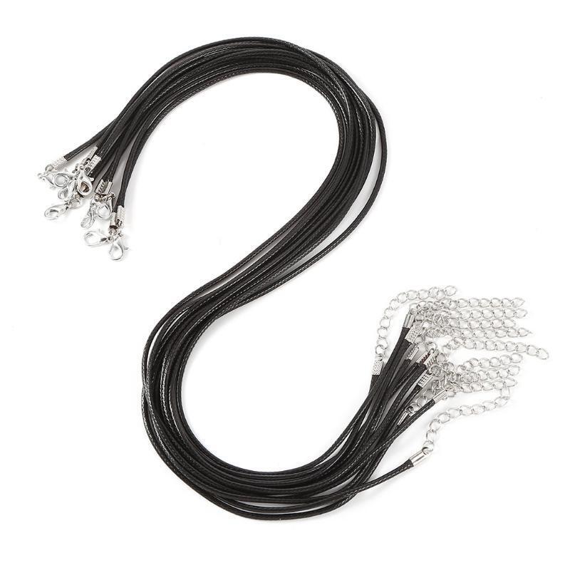 2mm Wax Rope Necklace Diy Jewelry Accessories Beaded Necklace Making Materials