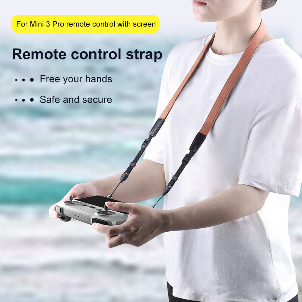 Remote Controller Lanyard Hanging Neck Strap for DJI Mini 3 Pro (Black)
