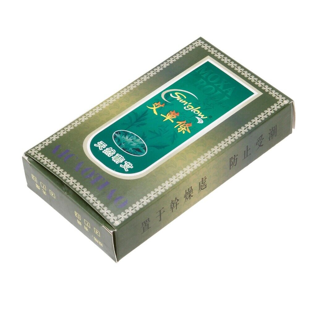 70pcs 4mm Traditional Smokeless Moxa Rolls Sticks Moxibustion Healing Therapy
