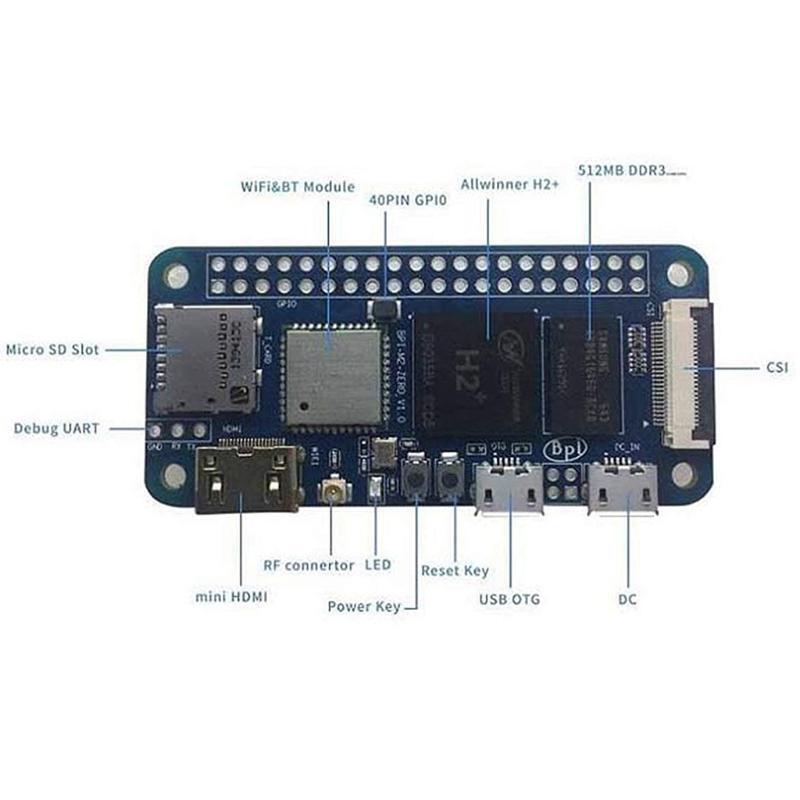 M2 Zero BPI-M2 Zero Quad Core Single-board Development Board Computer Alliwnner