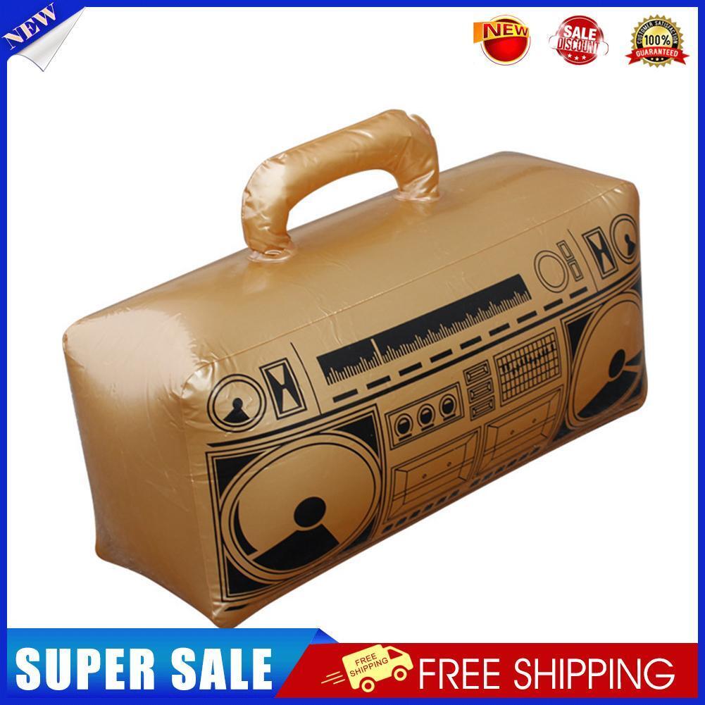 80s 90s Hip Hop Themed PVC Inflatable Radio Boombox Party Decorations Props