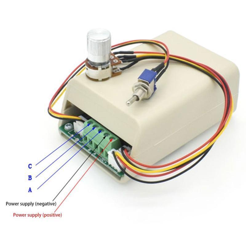DC5-36V BLDC 3-Phase Sensorless Brushless Motor Controller 0100% Speed Range